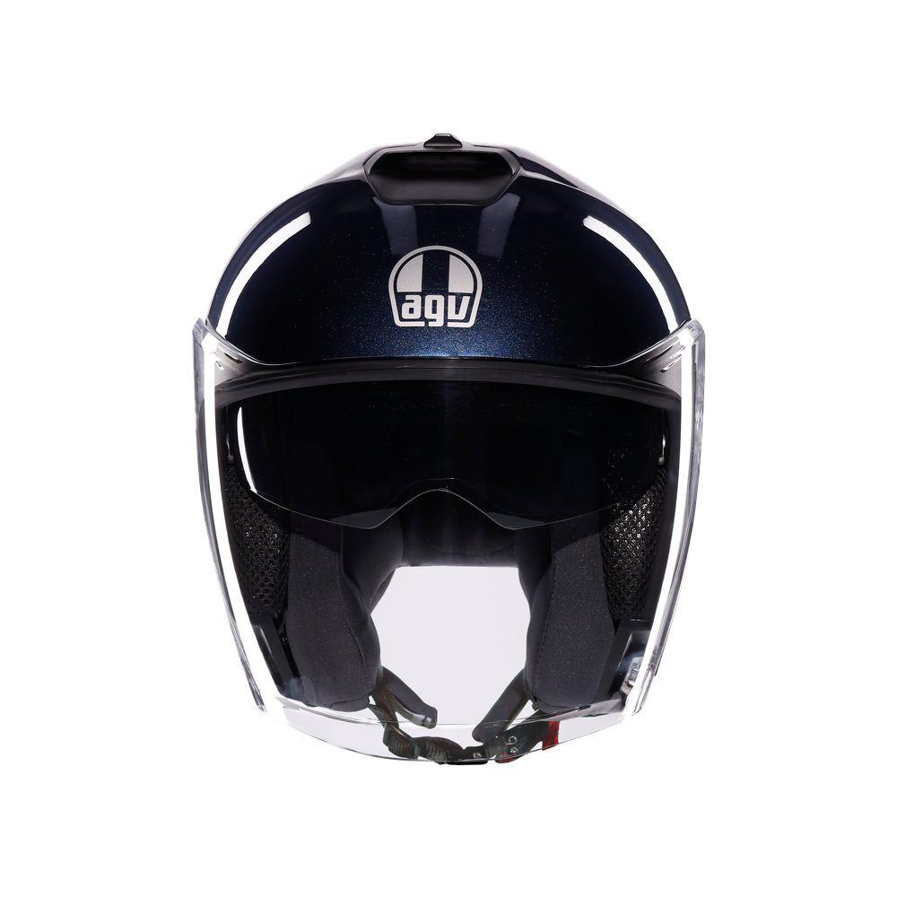 irides-mono-profondo-blue-casco-moto-jet-e2206 image number 1