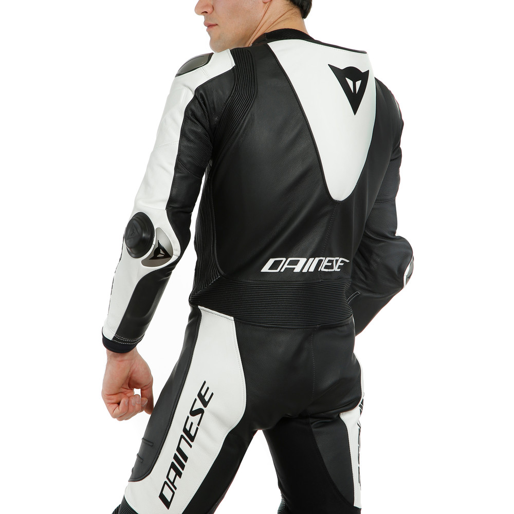 laguna-seca-5-combinaison-moto-racing-en-cuir-une-pi-ce-homme-black-white image number 5