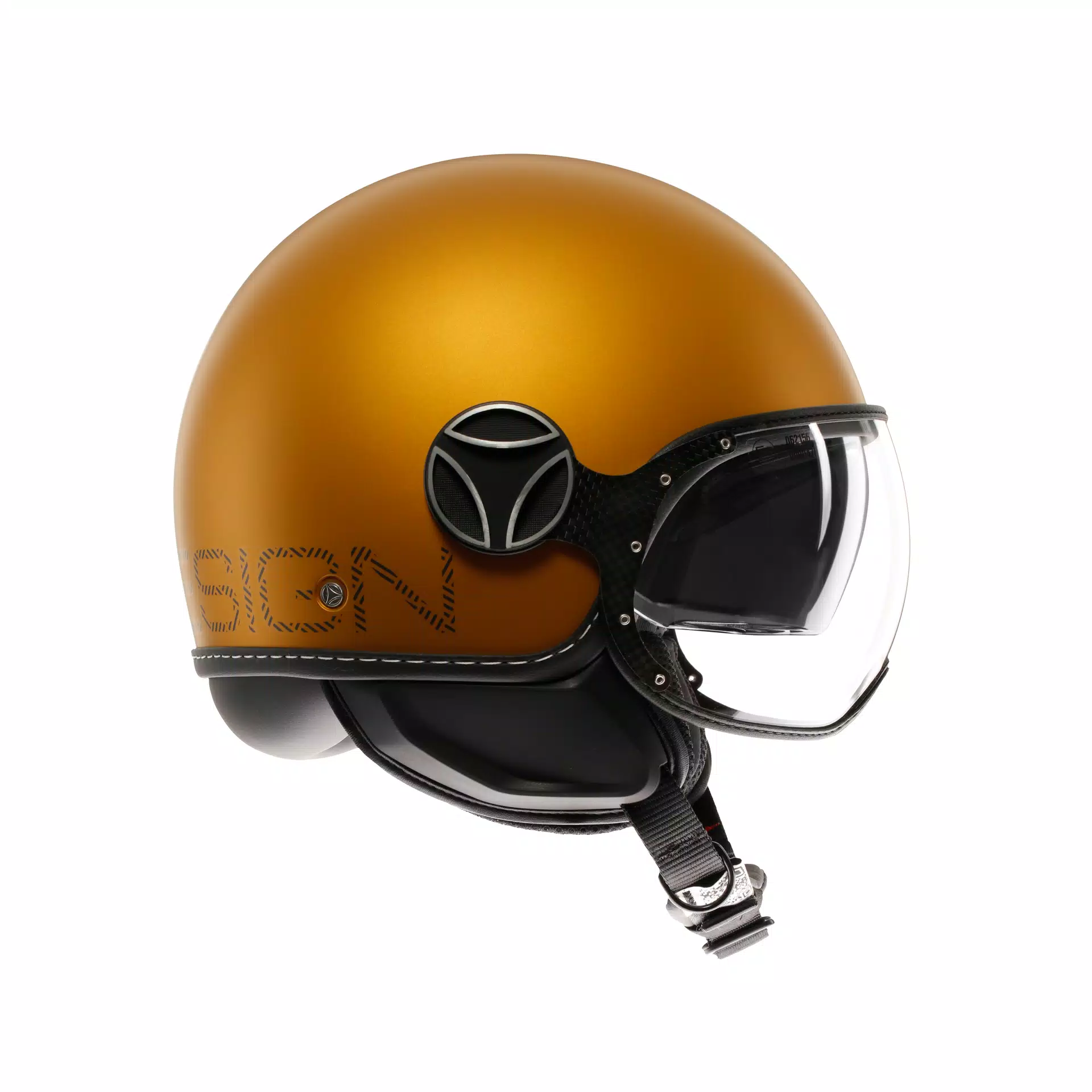 MOMODESIGN FGTR EVO MATT OCRA  / GREY - JET HELMET WITH DUAL VISOR E2206