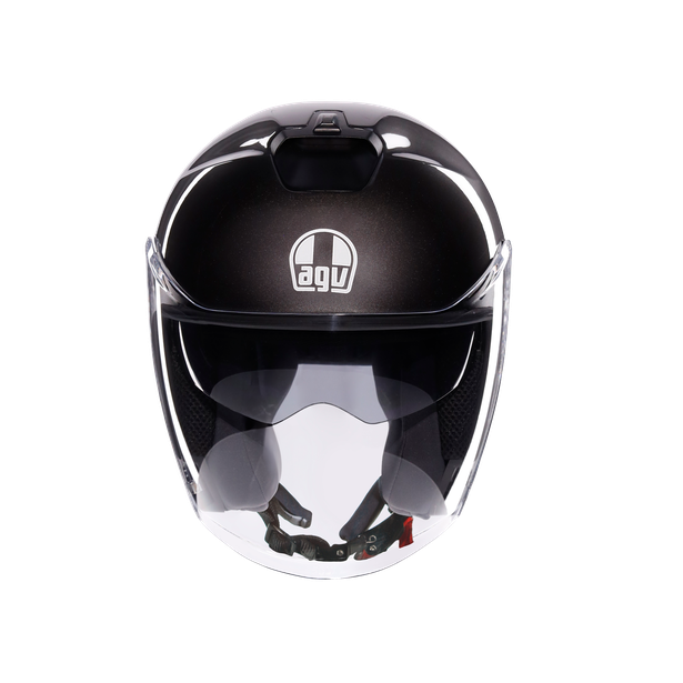 irides-mono-asfalto-grey-motorbike-open-face-helmet-e2206 image number 1