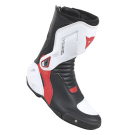 NEXUS BOOTS BLACK/WHITE/LAVA-RED- Leder