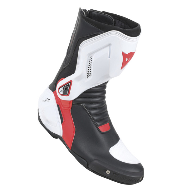NEXUS BOOTS BLACK/WHITE/LAVA-RED- Leder