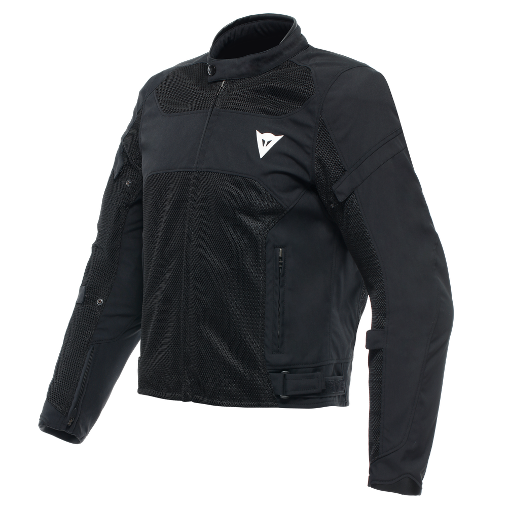 essential-air-tex-giacca-moto-estiva-in-tessuto-uomo-black-black-white image number 0
