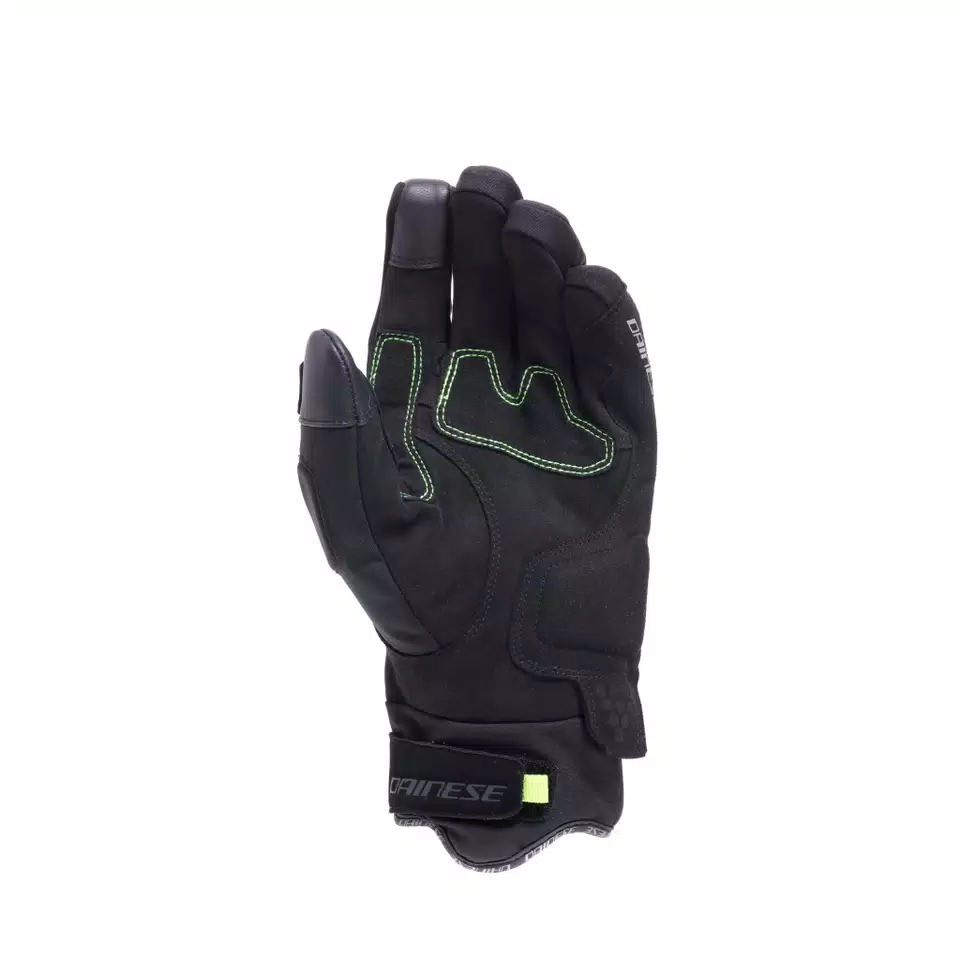 FULMINE D-DRY GLOVES - BLACK/YELLOW FLUO/DARK GREY - 4