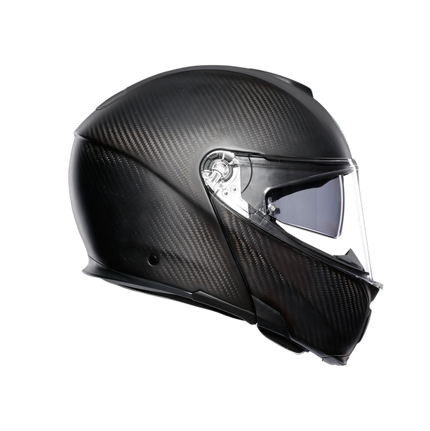 sportmodular-matt-carbon-casque-moto-modulaire-e2205 image number 2