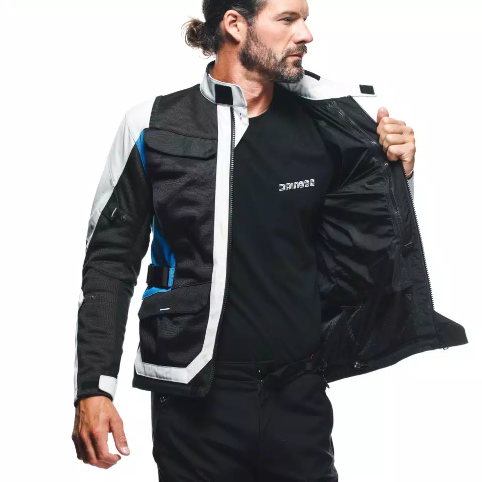 DESERT TEX JACKET - GLACIER-GRAY/BLACK/PERFORMANCE-BLUE - 16