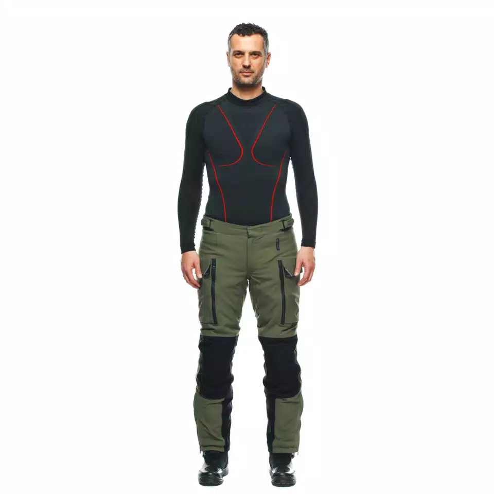 HEKLA ABSOLUTESHELL™ PRO 20K - MEN'S WATERPROOF MOTORCYCLE PANTS - ARMY-GREEN/BLACK - 3