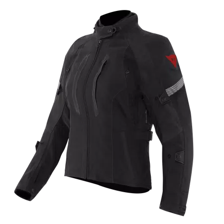 MANGEN ABSØLUTESHELL™ PRO - DAMES TOURING MOTORFIETS JAS - BLACK/BLACK - 1