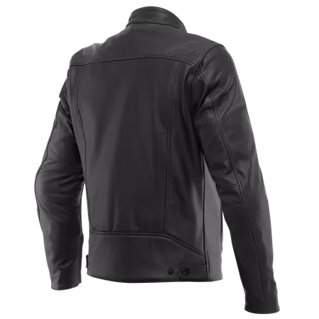 FULCRO - MEN'S MOTORCYCLE LEATHER JACKET - BLACK - 2