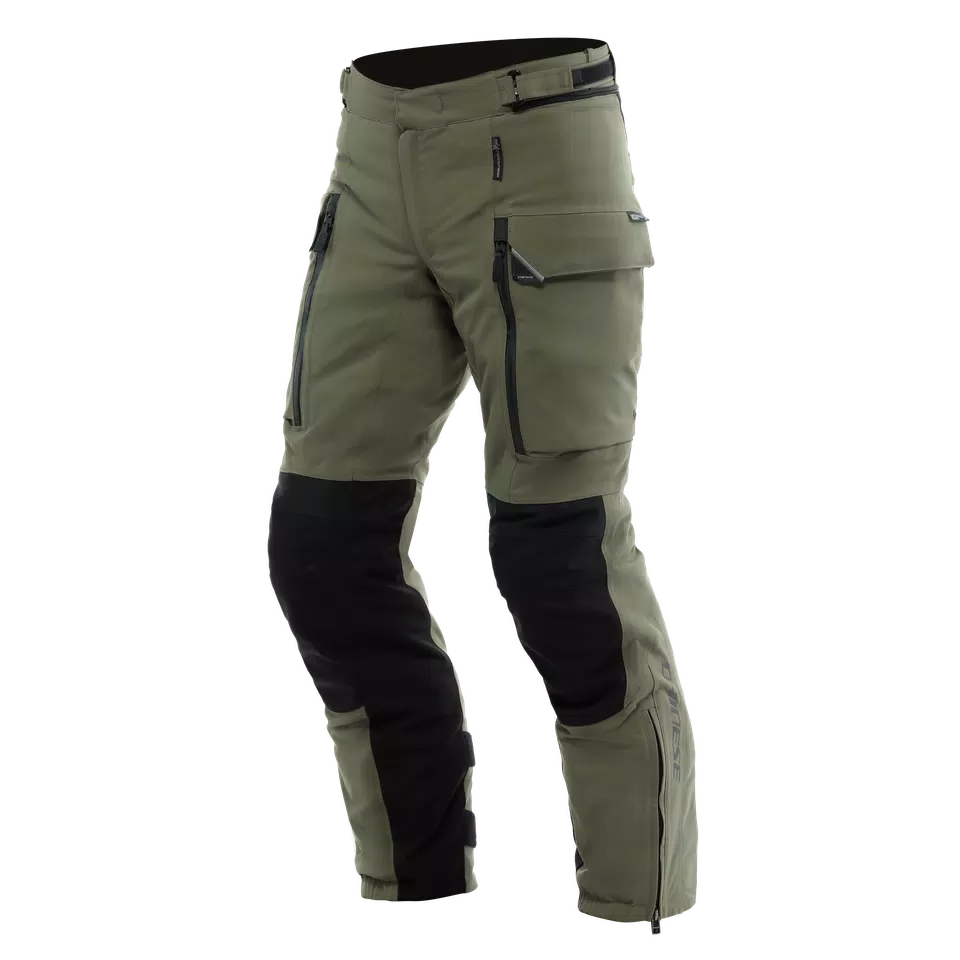 HEKLA ABSOLUTESHELL™ PRO 20K - MEN'S WATERPROOF MOTORCYCLE PANTS - ARMY-GREEN/BLACK - 1