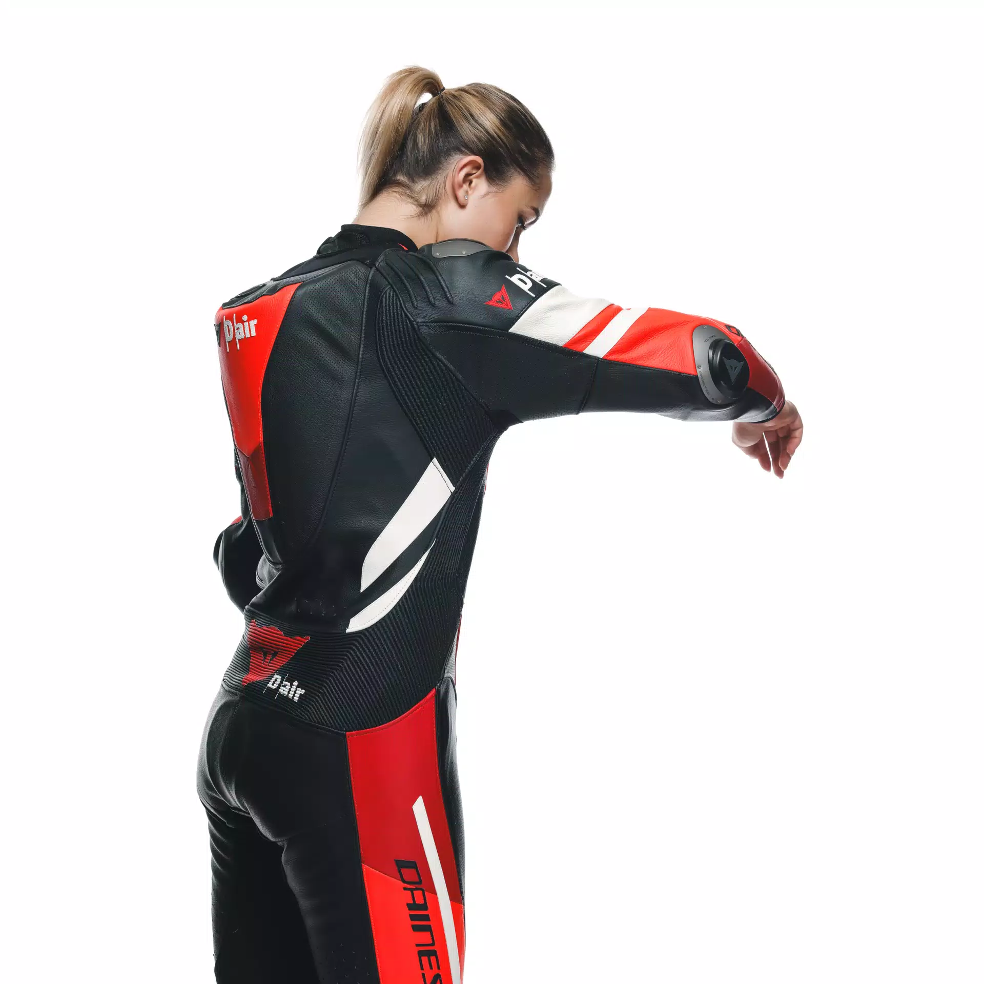 MISANO 3 D-AIR&reg; - WOMEN'S ONE-PIECE PERFORATED LEATHER MOTORCYCLE SUIT