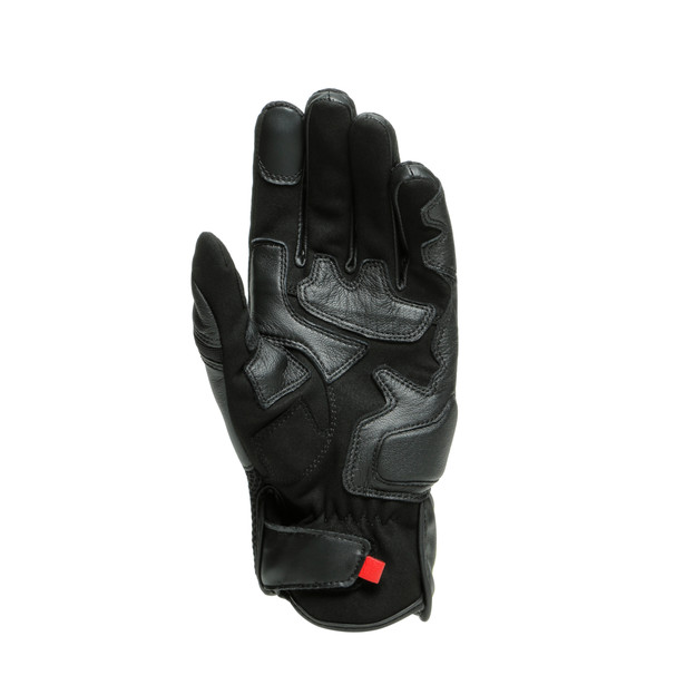 mig-3-unisex-leather-gloves-black-fluo-yellow image number 2