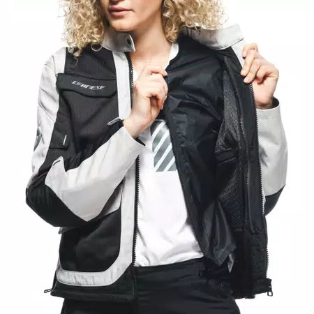 DESERT TEX - WOMEN'S TOURING SUMMER MOTORCYCLE JACKET IN FABRIC - PEYOTE/BLACK/STEEPLE-GRAY - 4