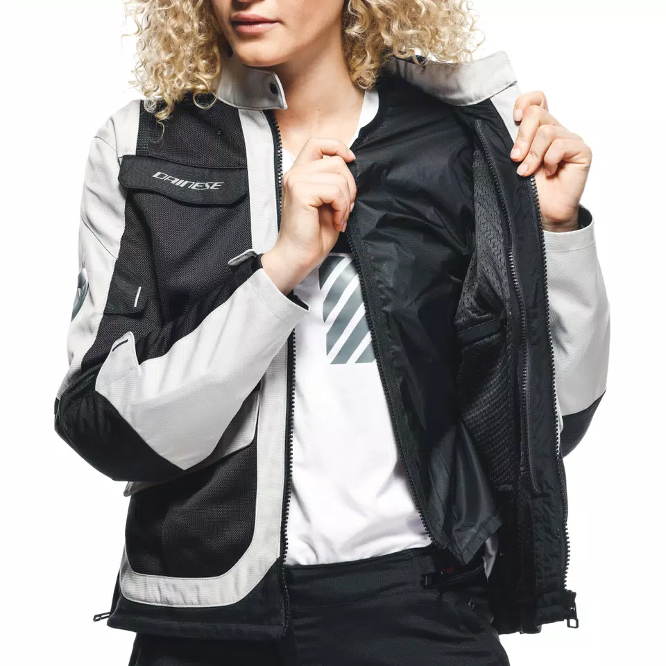 DESERT TEX - WOMEN'S TOURING SUMMER MOTORCYCLE JACKET IN FABRIC - PEYOTE/BLACK/STEEPLE-GRAY - 4