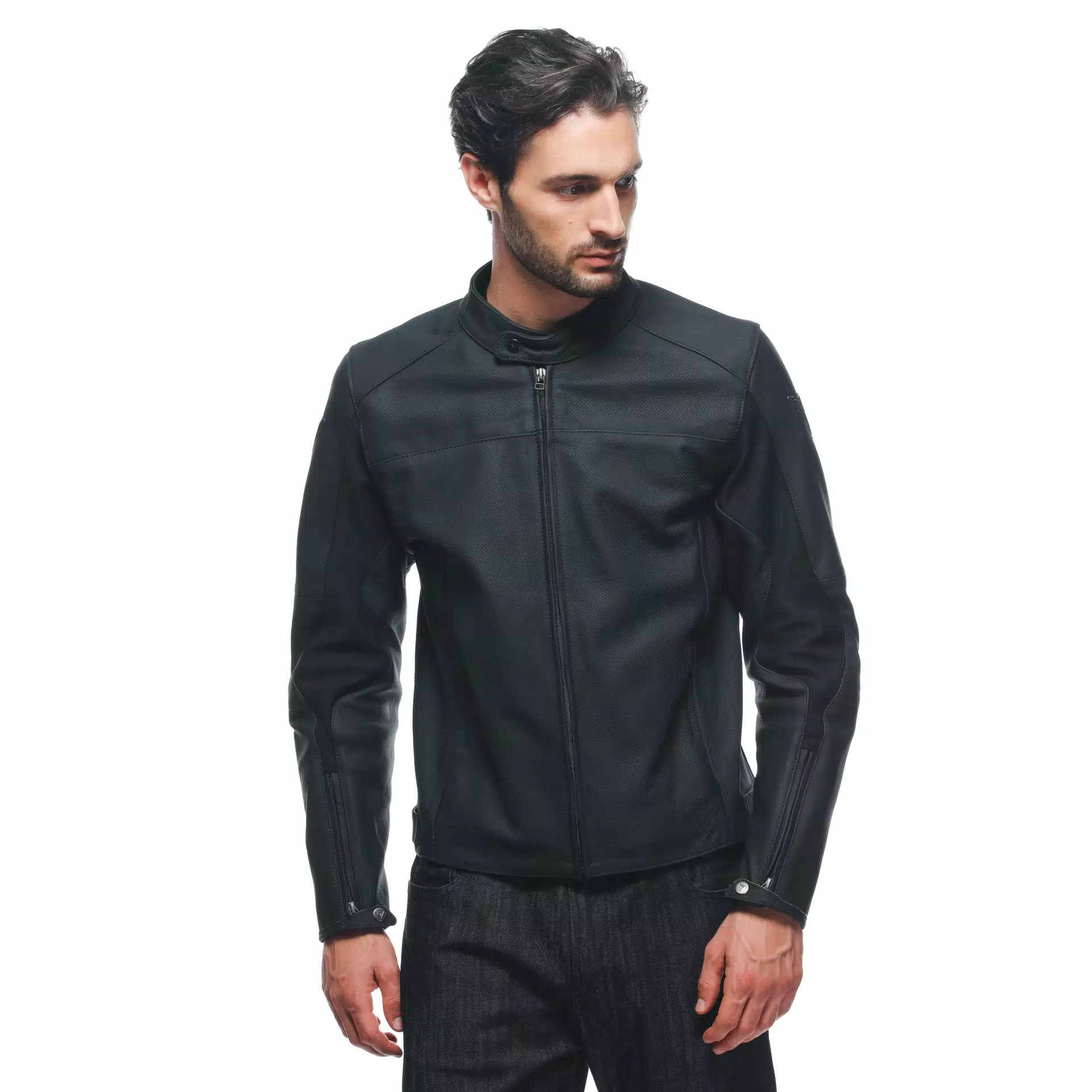 激安直営店 MEN'S - 2 RAZON MOTORCYCLE BLACK | JACKET LEATHER PERFORATED バイクウェア・装備