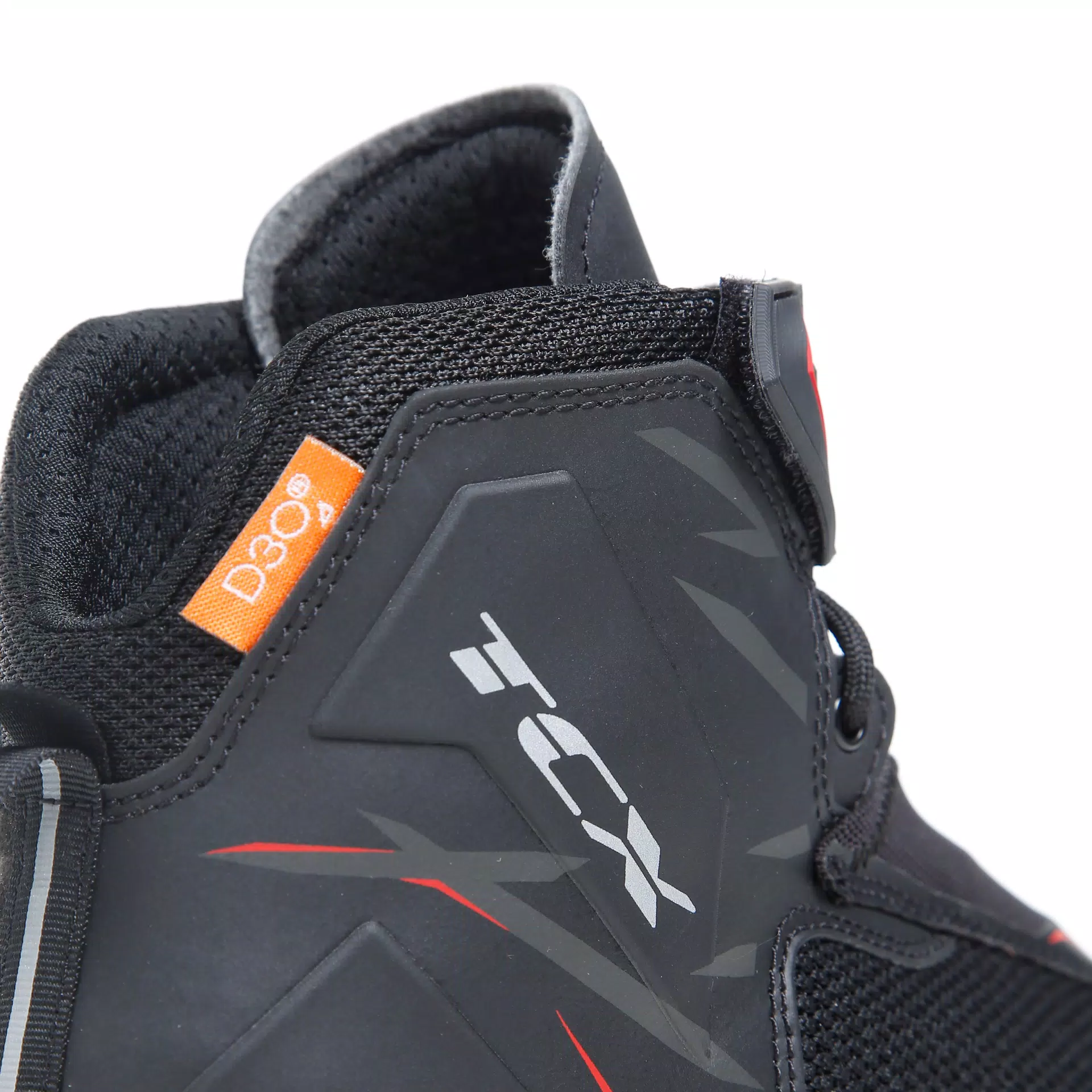 R04D AIR ZAPATO MOTO PARA VERANO HOMBRE - NEGRO/ROJO