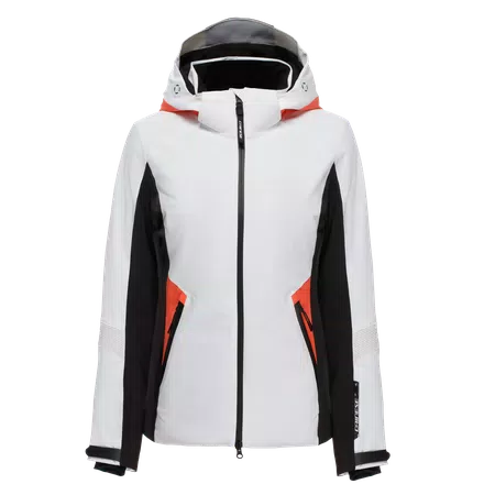SPEED DEMON LAB DOMEAIR™ PRO - WOMEN’S SKI JACKET - WHITE/STRETCH LIMO/CORAL - 1