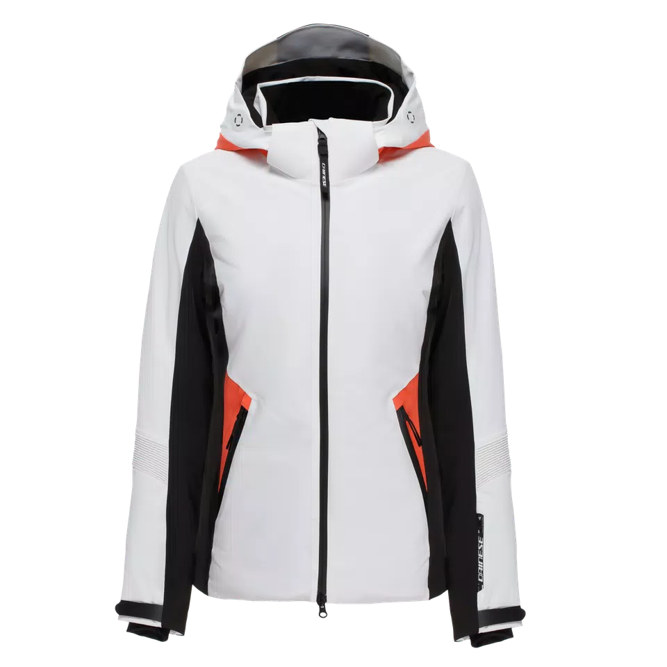 SPEED DEMON LAB DOMEAIR™ PRO - WOMEN’S SKI JACKET - WHITE/STRETCH LIMO/CORAL - 1
