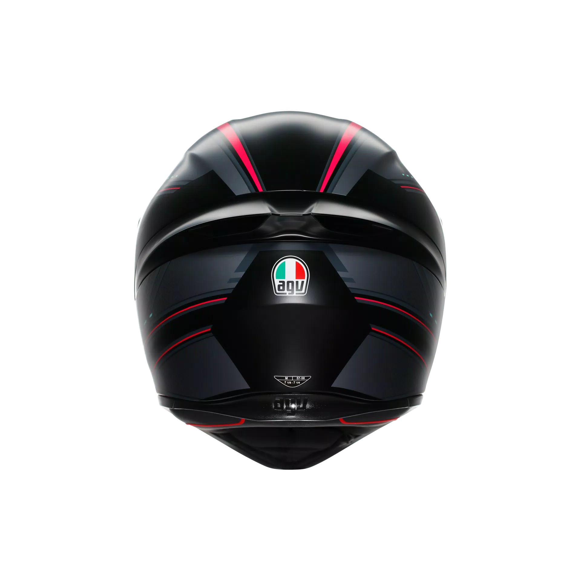 K1 S - SLING MATT BLACK/PINK - CASCO MOTO INTEGRAL E2206