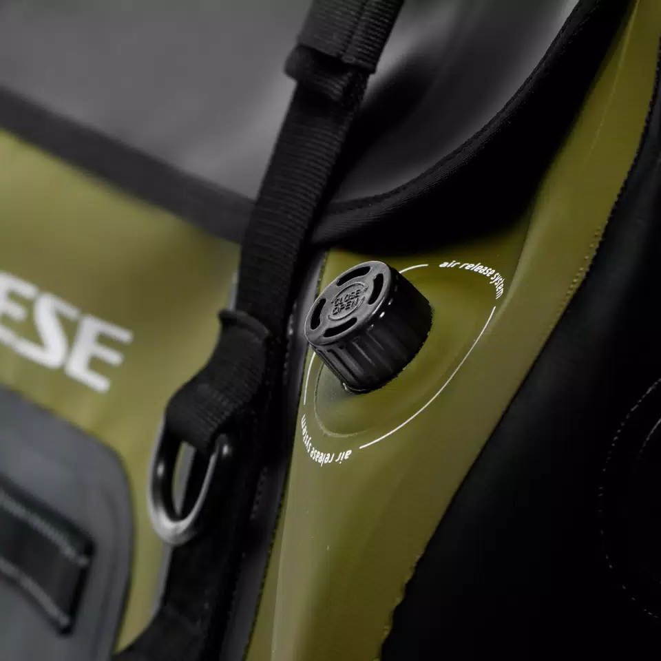 EXPLORER - WATERPROFF DUFFEL BAG (45 LT) - BLACK/GREEN - 5