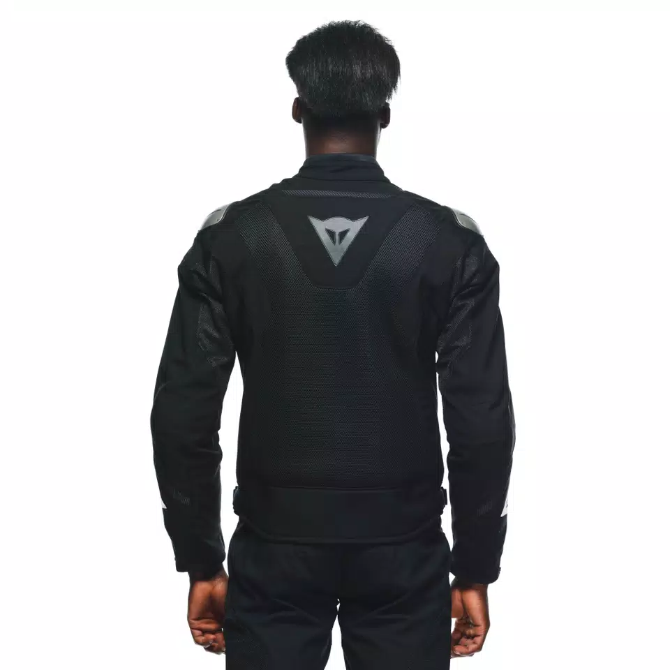 ENERGYCA AIR TEX - MEN'S SUMMER MOTORCYCLE JACKET IN FABRIC - BLACK/BLACK - 7