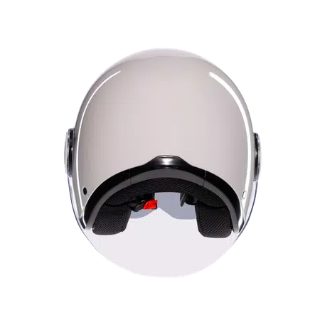 ETERES MONO MATERIA WHITE - MOTORBIKE OPEN FACE HELMET E2206 -  - 5
