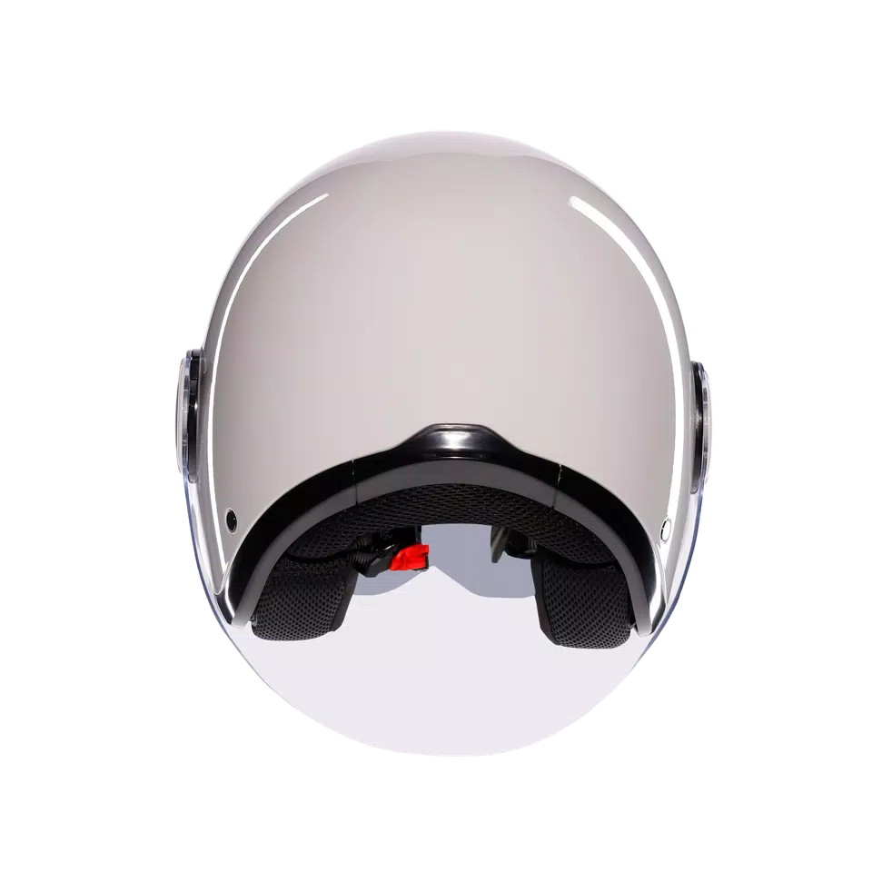 ETERES MONO MATERIA WHITE - MOTORBIKE OPEN FACE HELMET E2206 -  - 5