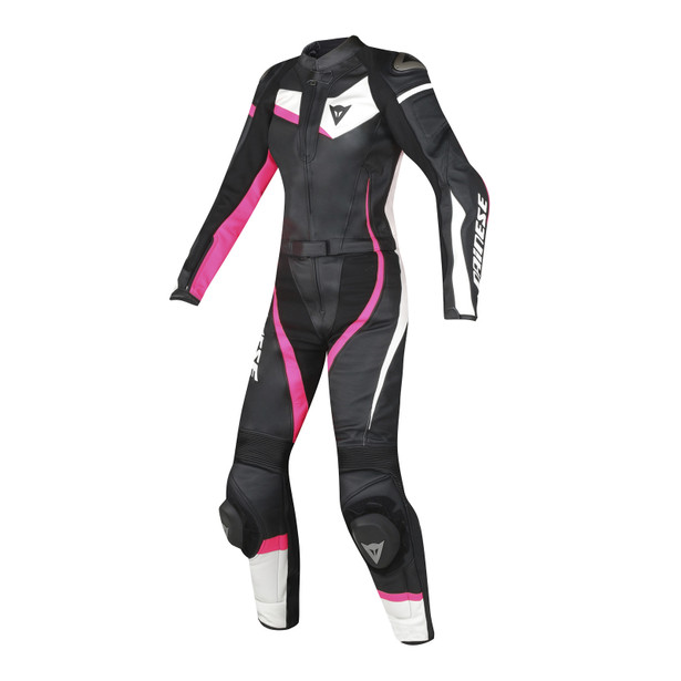 veloster-2-piece-lady-suit-black-fuchsia-white image number 0