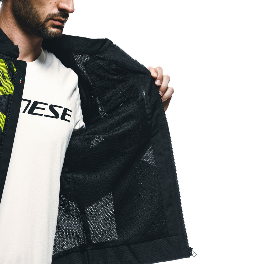 herosphere-air-blouson-moto-estival-homme-black-fluo-yellow-tarmac image number 12