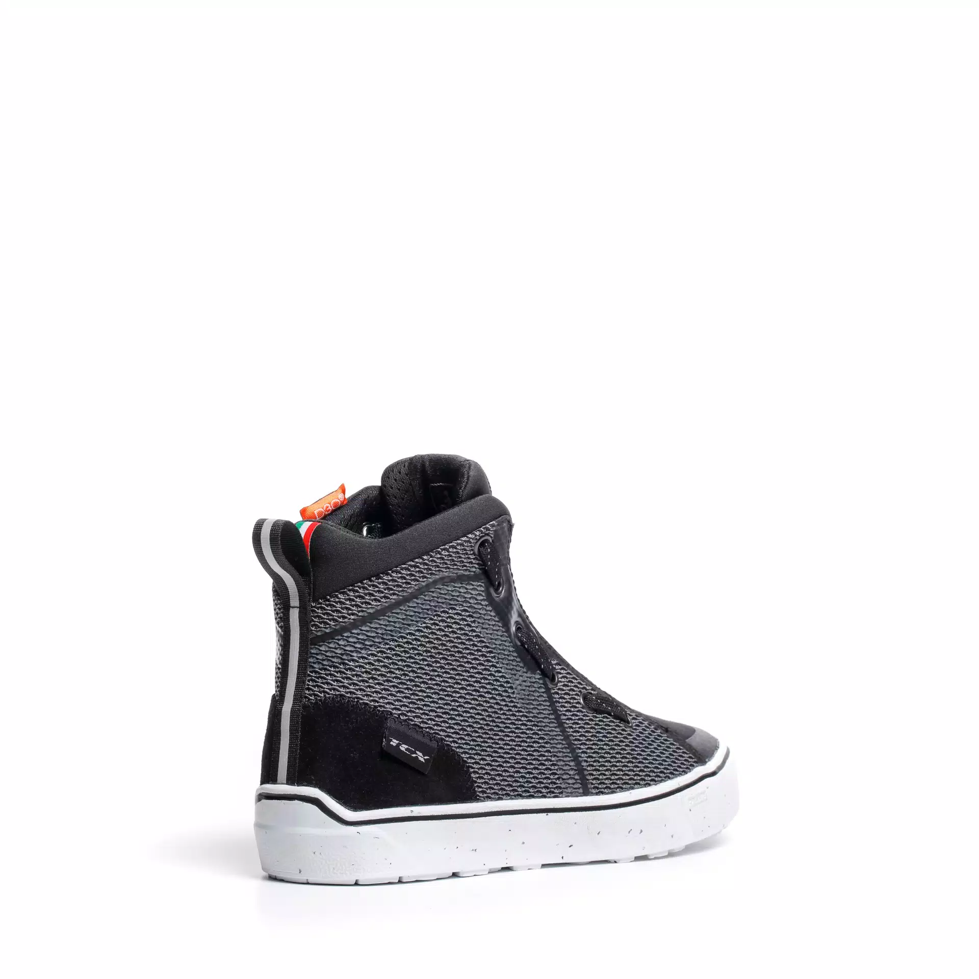 IKASU AIR WOMEN'S SUMMER MOTORCYCLE SHOES - BLACK/GREY/WHITE