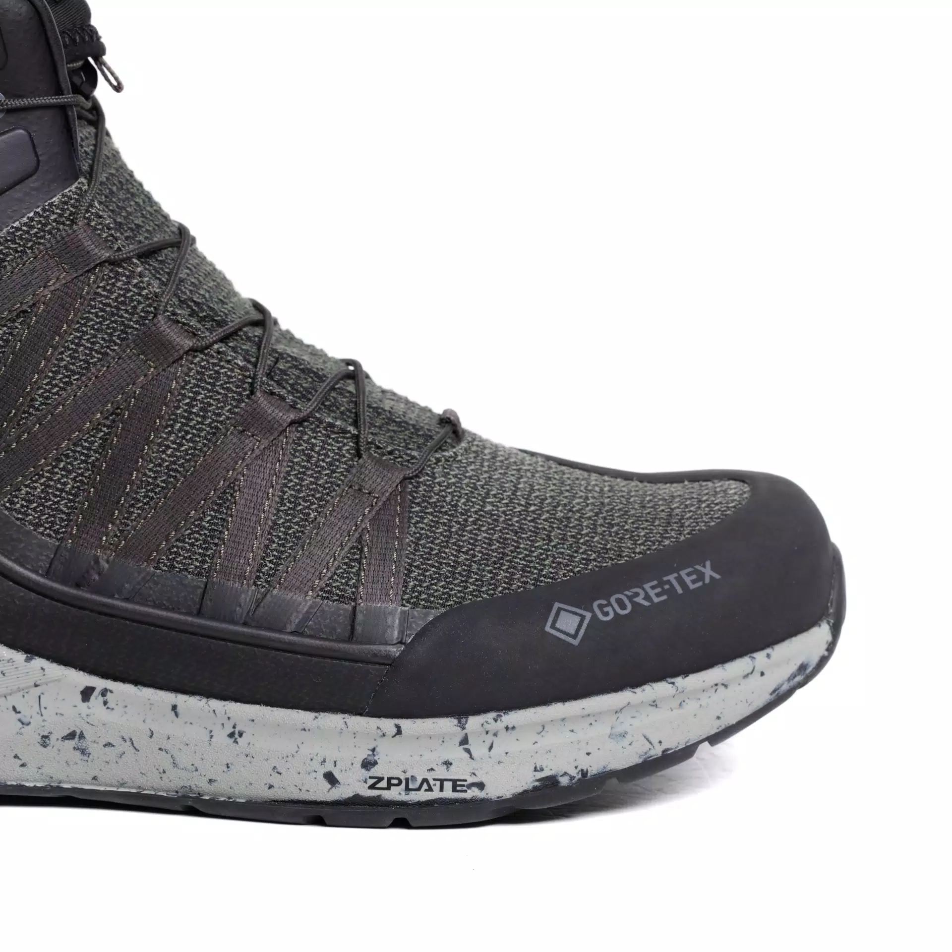 SPEEDTREK GORE-TEX&reg; MOTORCYCLE SHOES MEN - GREEN/GREY