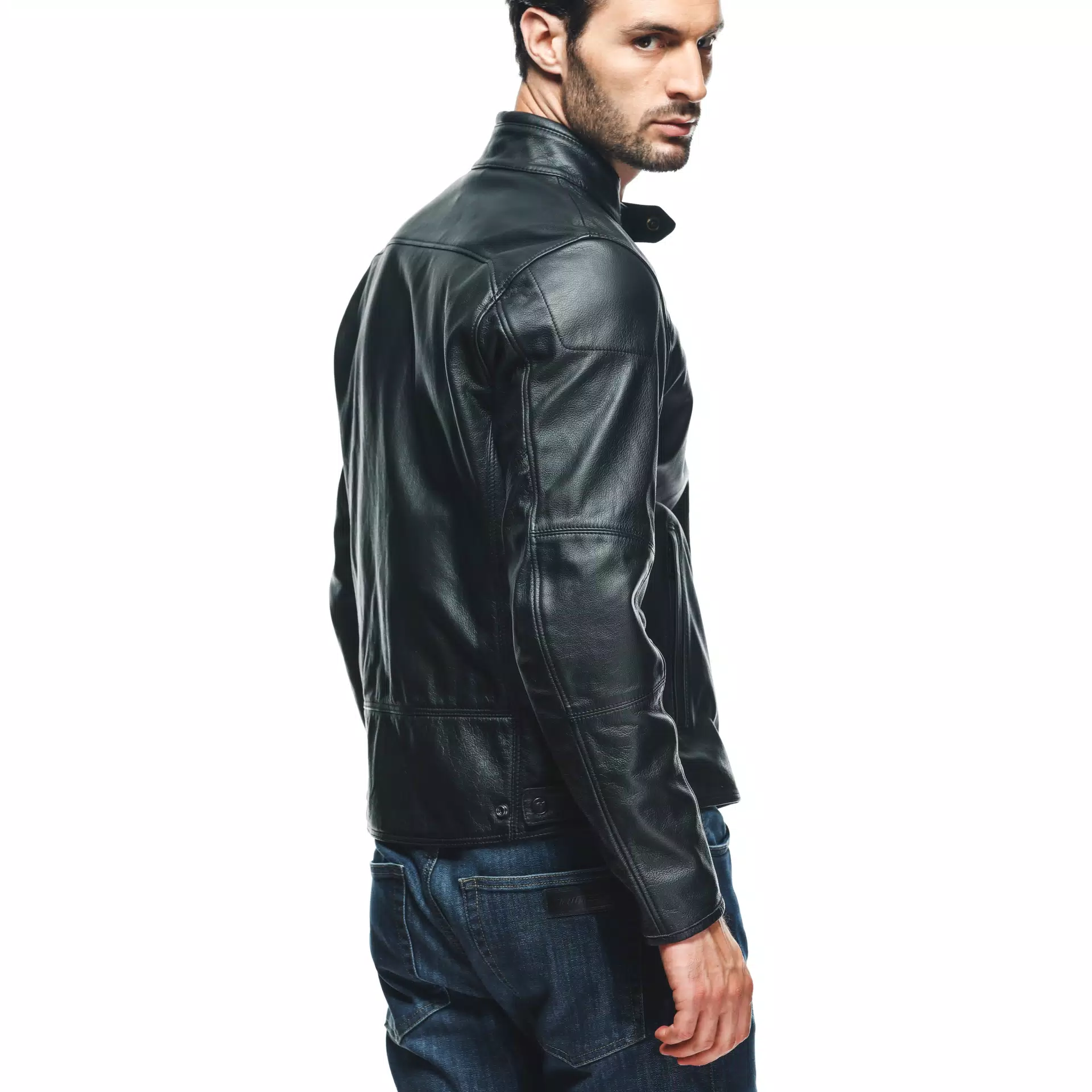 MIKE 3 - GIACCA MOTO IN PELLE UOMO