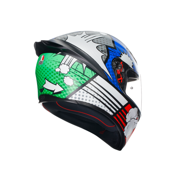 k1-s-bang-matt-italy-blue-motorbike-full-face-helmet-e2206 image number 5