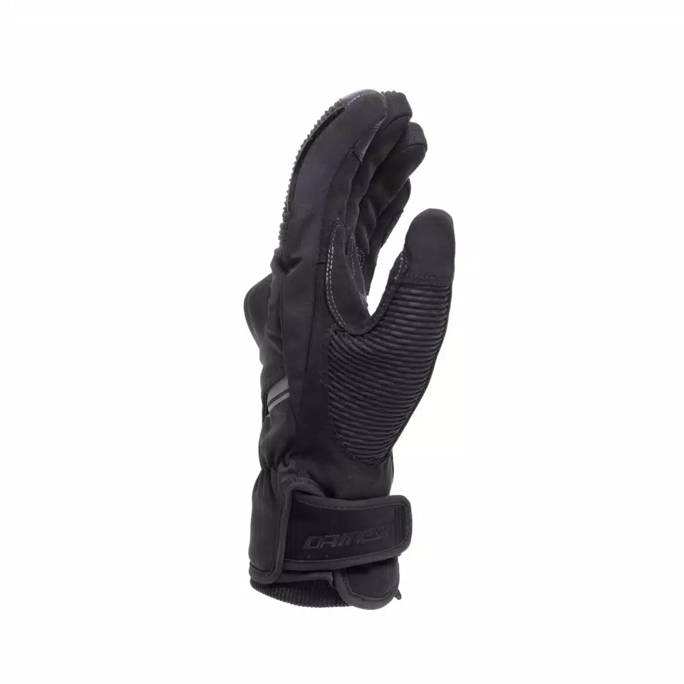 TRENTO D-DRY®- MEN'S WATERPROOF MOTORCYCLE GLOVES - BLACK/BLACK - 3
