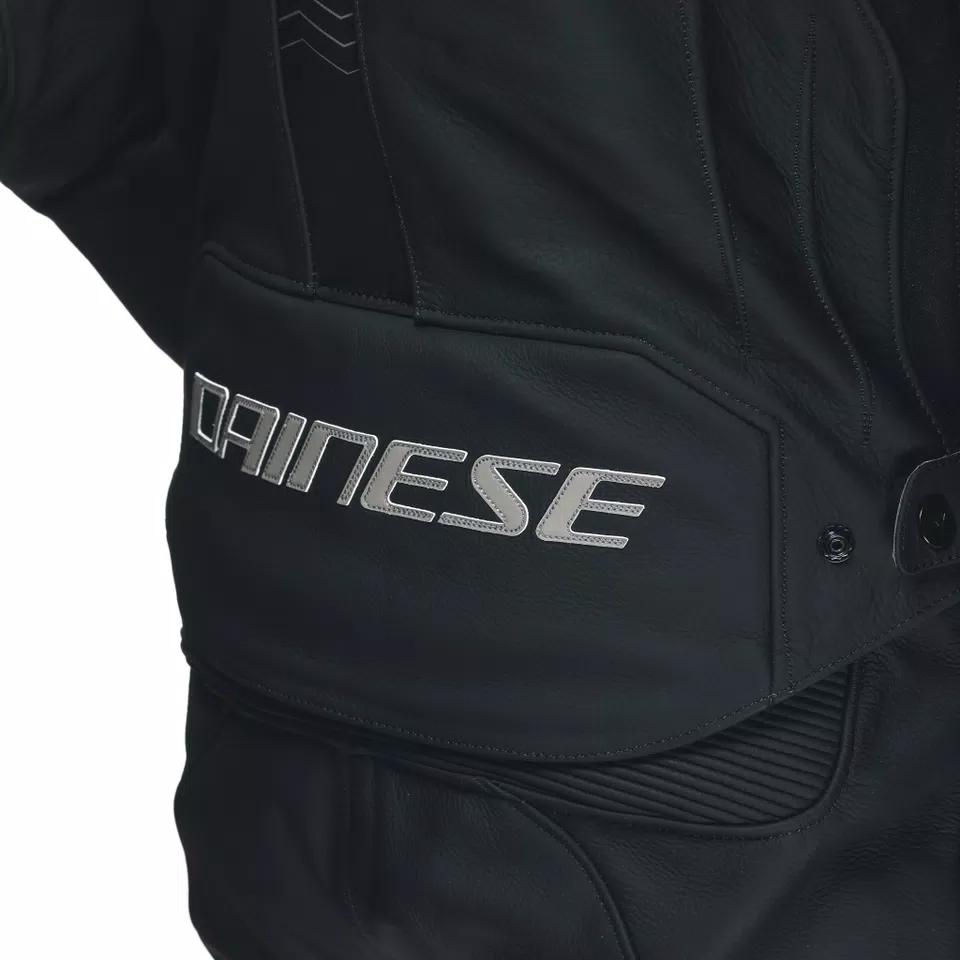 SUPER SPEED 4 - GIACCA MOTO IN PELLE UOMO - BLACK-MATT/CHARCOAL-GRAY - 14