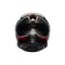 K6 S KARVE MATT BLACK/WHITE/RED - MOTORBIKE FULL FACE HELMET DOT (E2206)