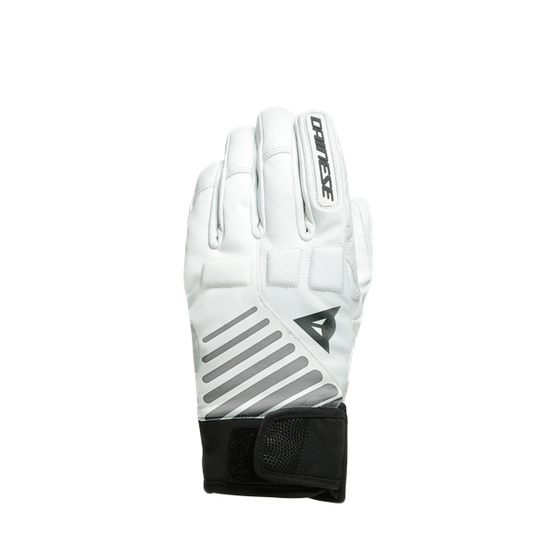 women-s-essential-slope-ski-gloves-white-black image number 0