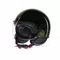 MOMODESIGN FGTR CLASSIC STRIPES BLACK / YELLOW FLUO - JET HELMET WITH VISOR E2206
