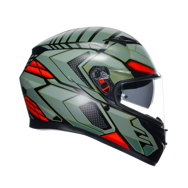 k3-e2206-decept-matt-black-green-red image number 2