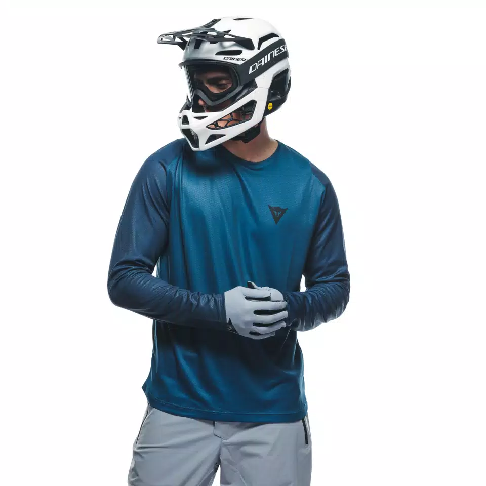 HGL JERSEY LS - MAGLIA BICI MANICHE LUNGHE UOMO - DEEP-BLUE - 4