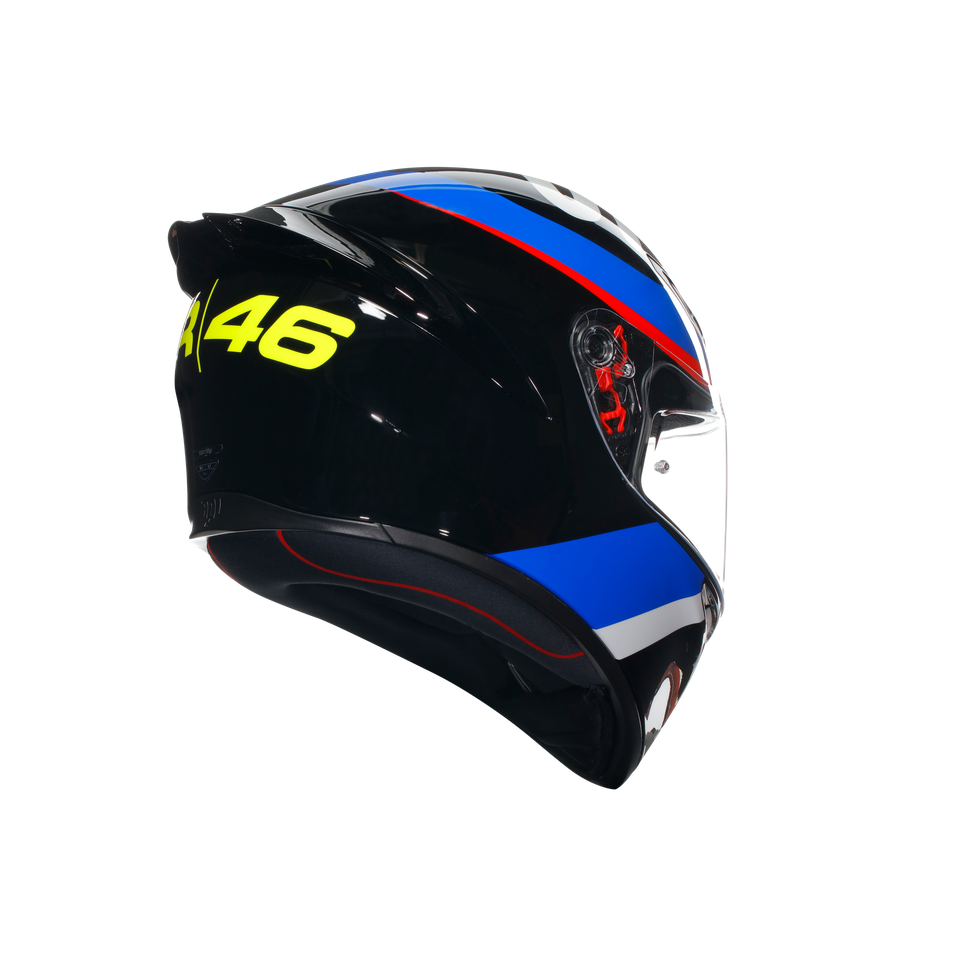 CASCO INTEGRALE AGV K1 REPLICA VR 46 SKY RACING TEAM BLACK RED TG. S (55 - 56
