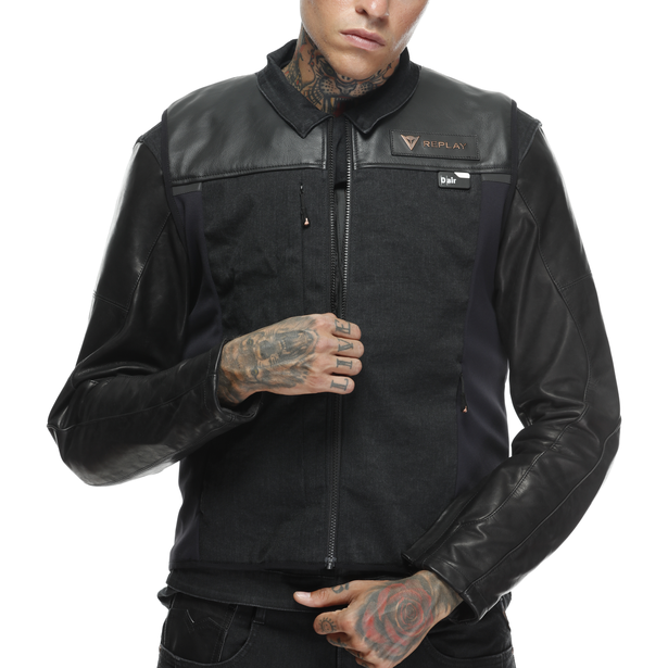 smart-jacket-dainese-replay-black image number 4
