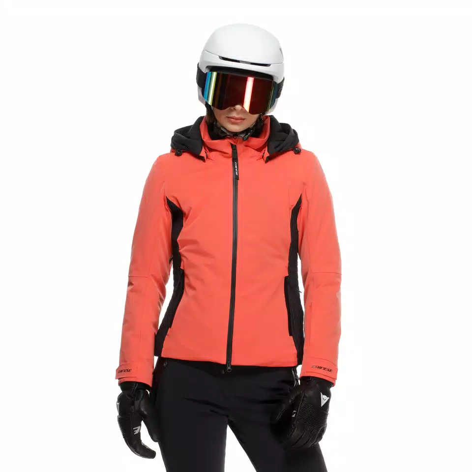 SPEED DEMON LAB - WOMEN’S SKI JACKET - CORAL/STRETCH LIMO - 3