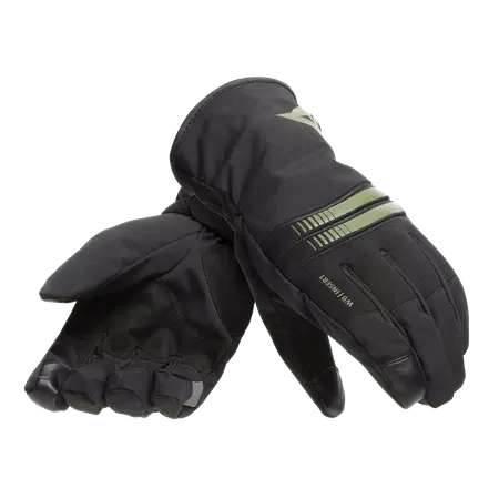 PLAZA 3 D-DRY® - MEN'S WATERPROOF MOTORCYCLE GLOVES - BLACK/BRONZE-GREEN - 5
