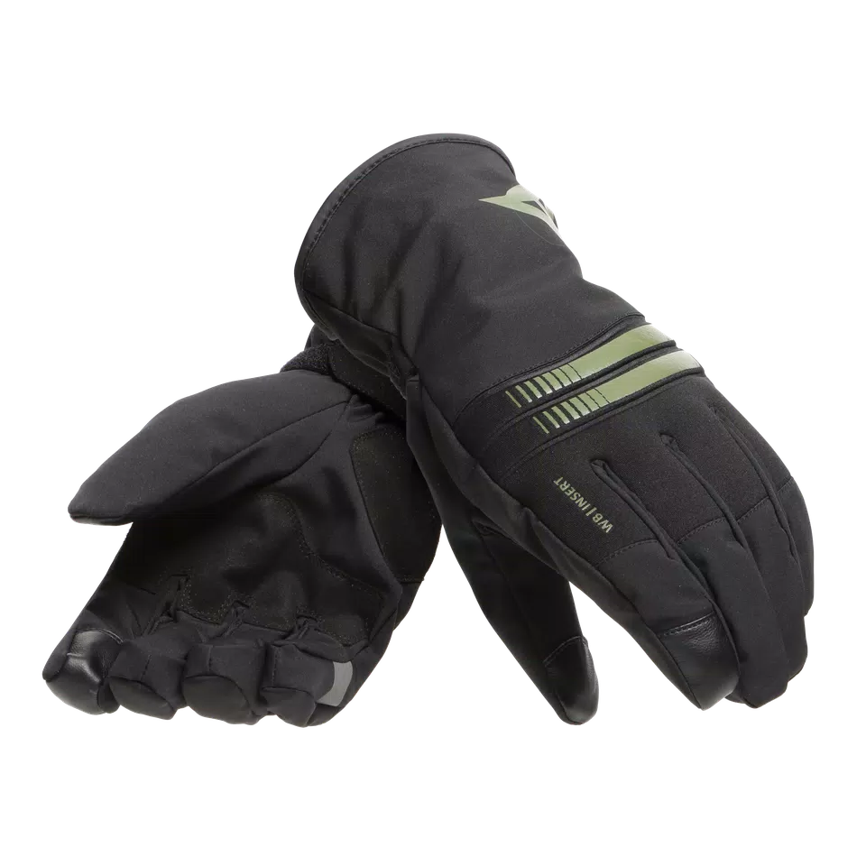 PLAZA 3 D-DRY® - GUANTI MOTO IMPERMEABILI UOMO - BLACK/BRONZE-GREEN - 5