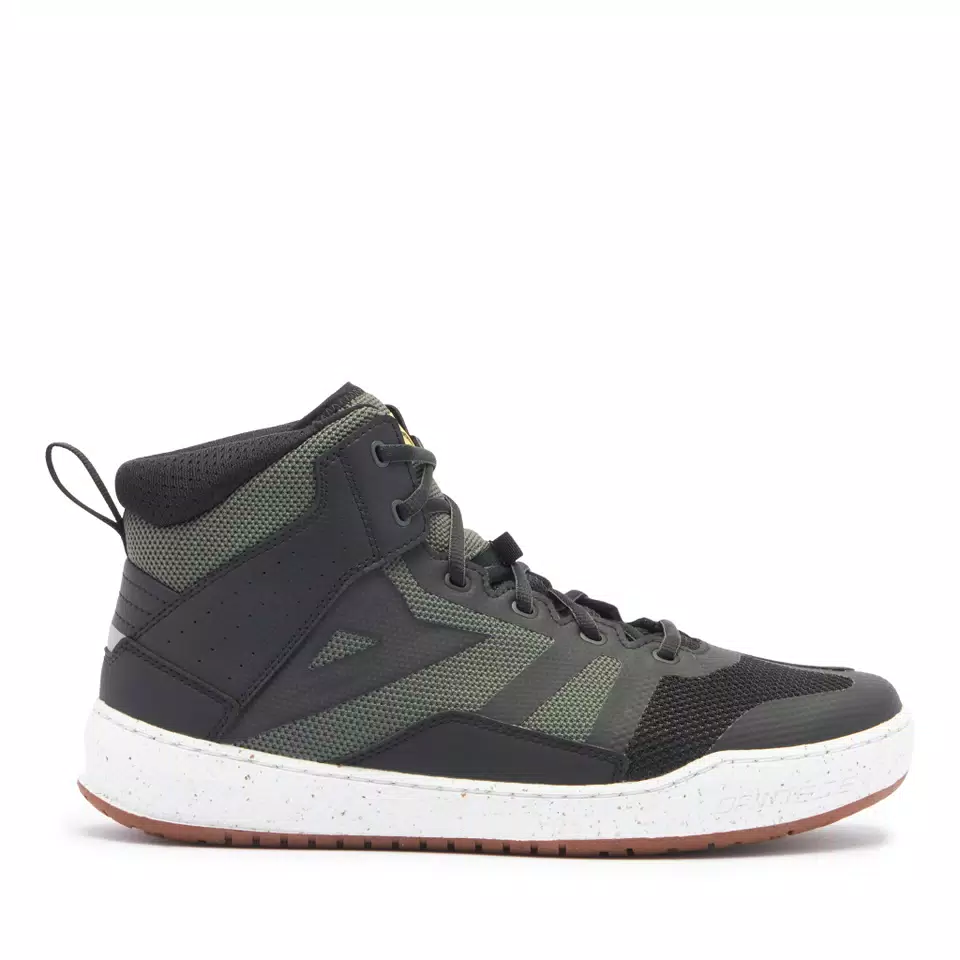 SUBURB AIR - SCARPE MOTO ESTIVE IN TESSUTO UOMO - BLACK/WHITE/ARMY GREEN - 2