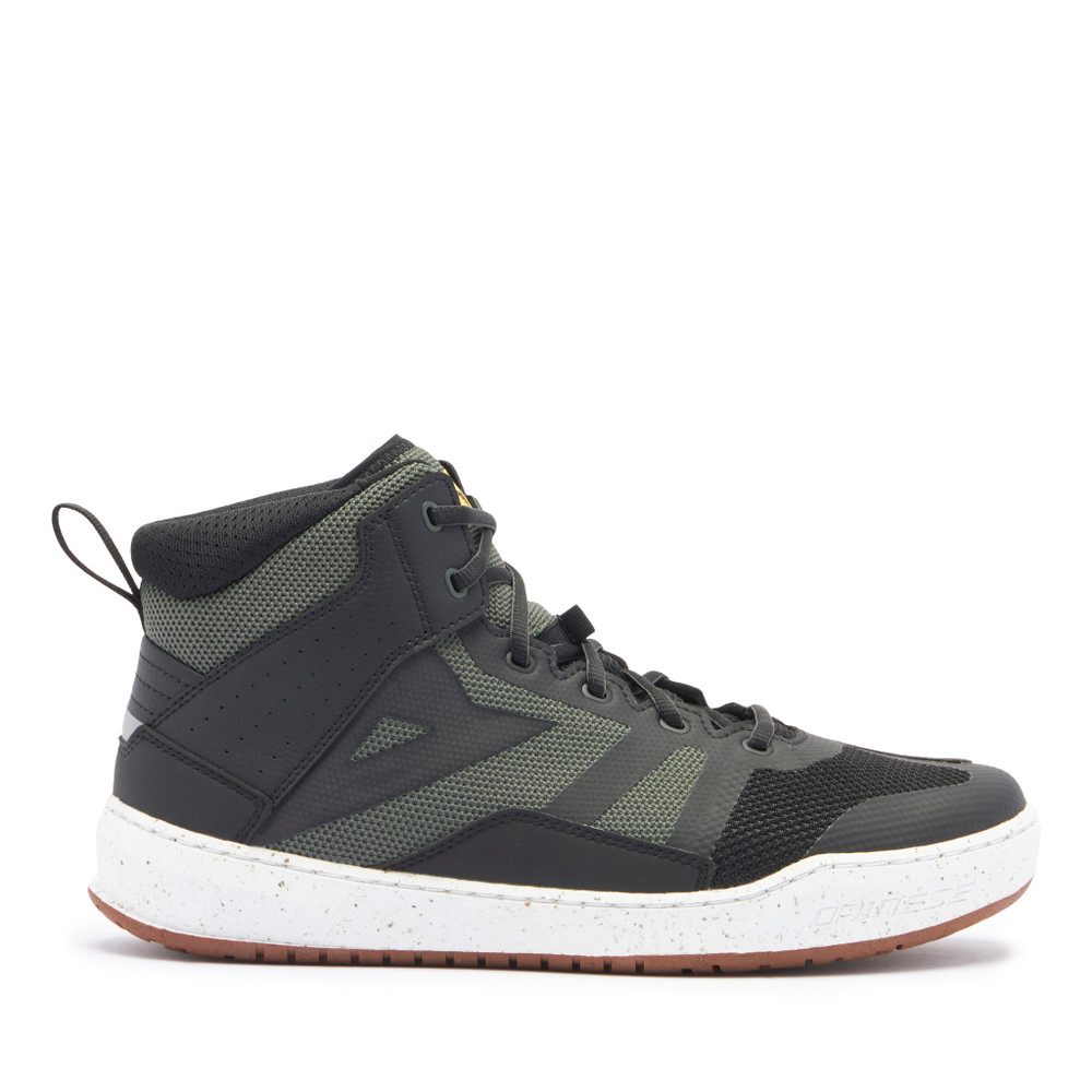 suburb-air-scarpe-moto-estive-in-tessuto-uomo-black-white-army-green image number 1