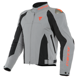INDOMITA D-DRY XT JACKET FROST-GRAY/BLACK-MATT/FLUO-RED