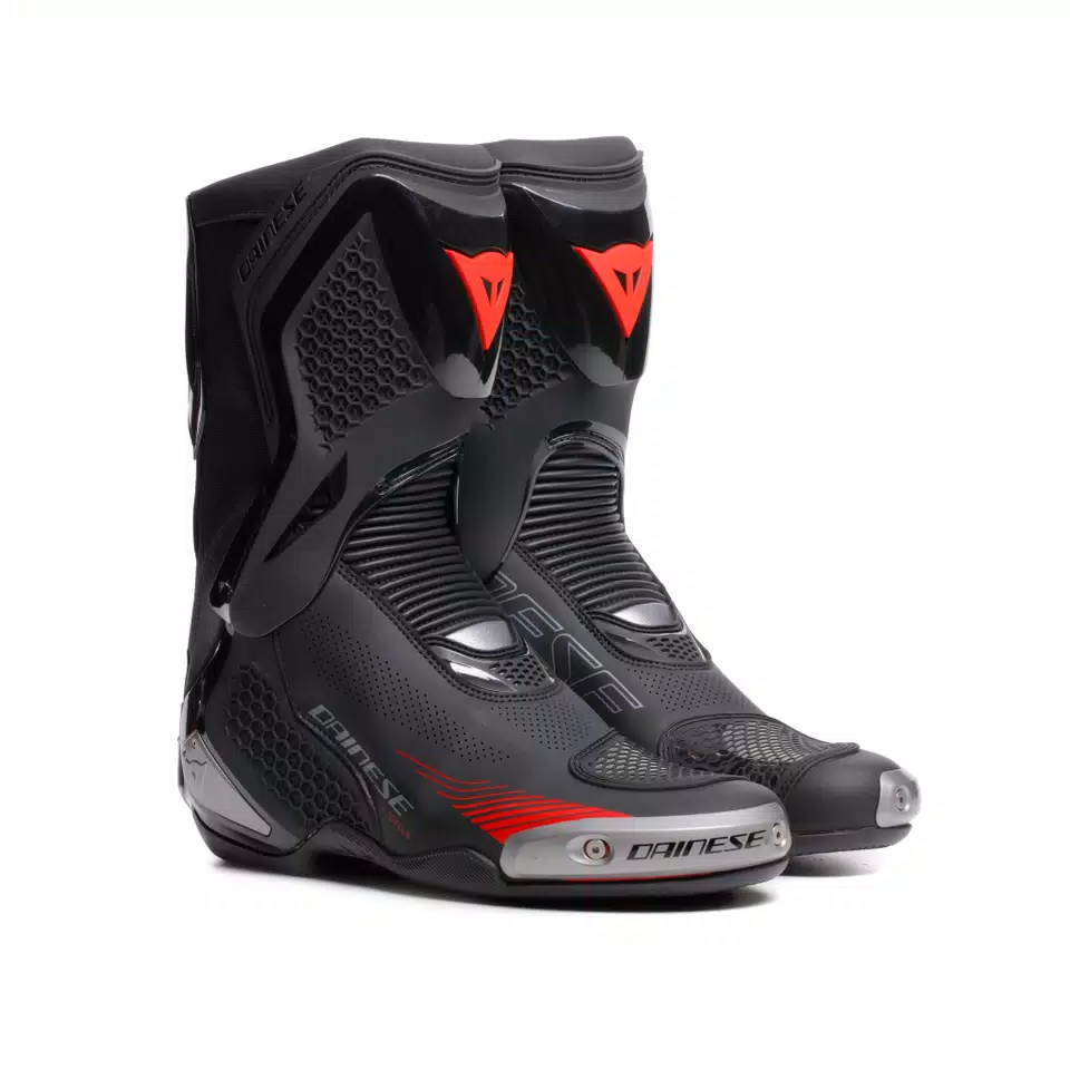 TORQUE 4 AIR - MEN SUMMER RACING AND ROAD BOOTS - BLACK/RED-LAVA - 1
