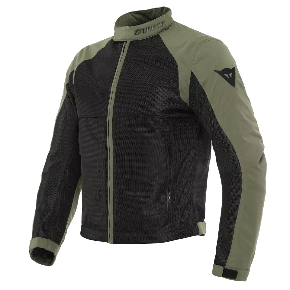 SEVILLA AIR TEX - MEN'S SUMMER MOTORCYCLE JACKET IN FABRIC - BLACK/GRAPE-LEAF - 1
